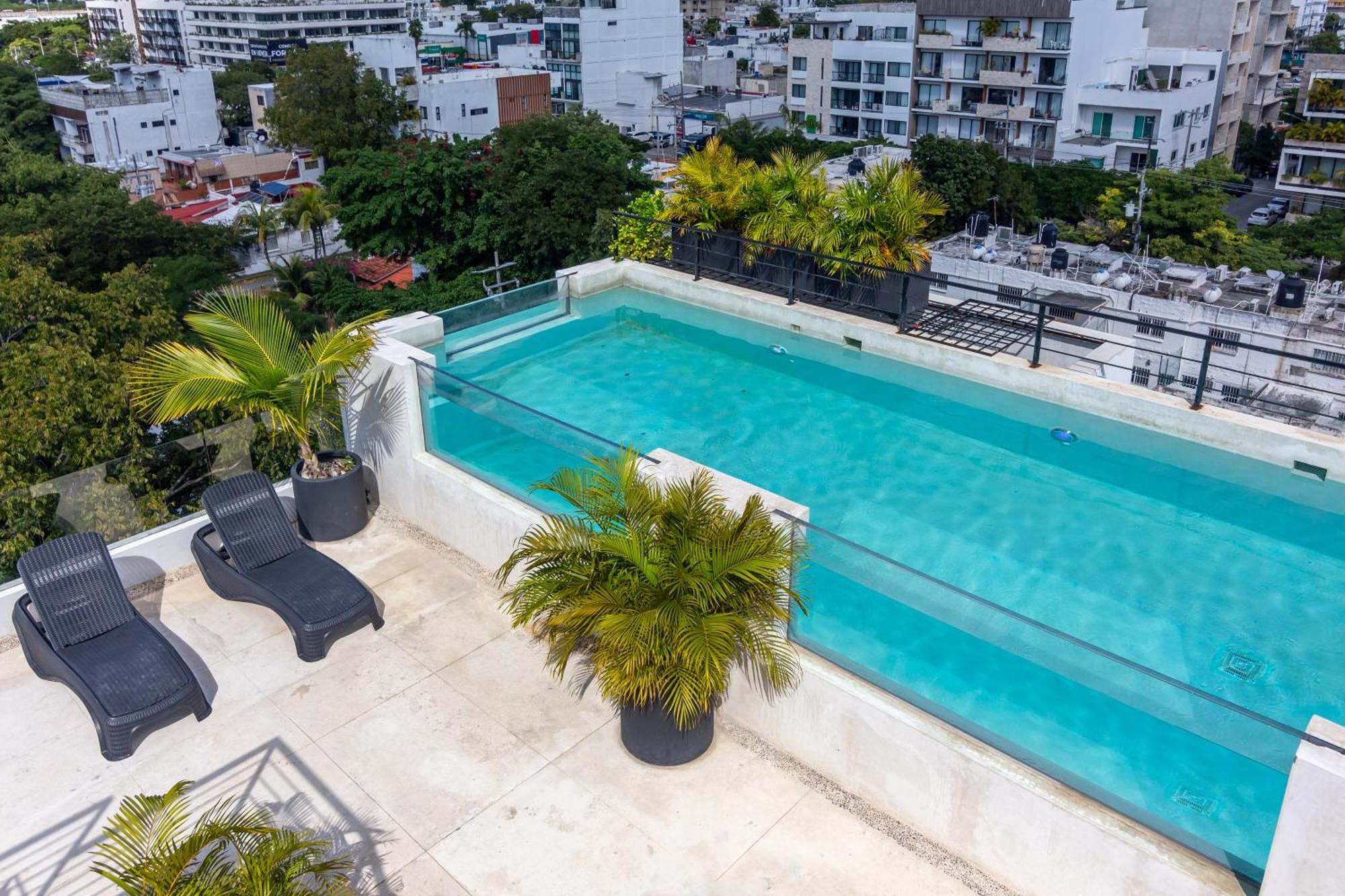 Toh House Luxury By Boutique Apartments Mx 신데 델 카르멘 외부 사진