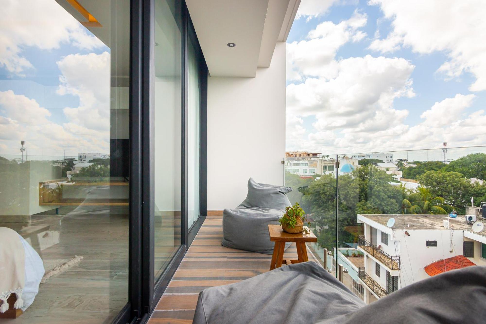 Toh House Luxury By Boutique Apartments Mx 신데 델 카르멘 객실 사진